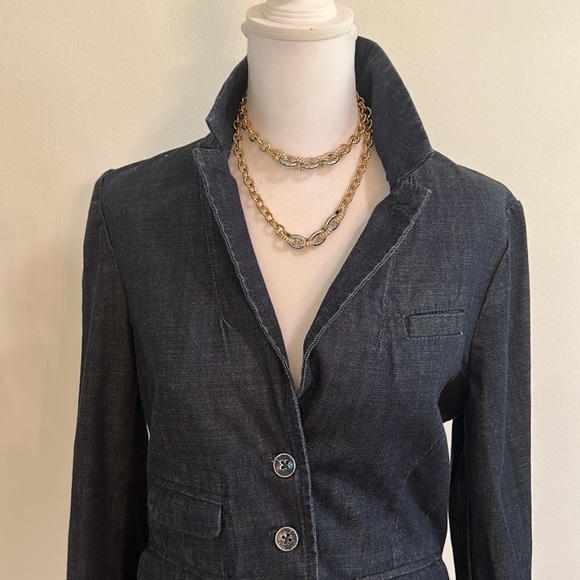 Pilcro and the Letterpress denim blazer - Picture 4 of 8